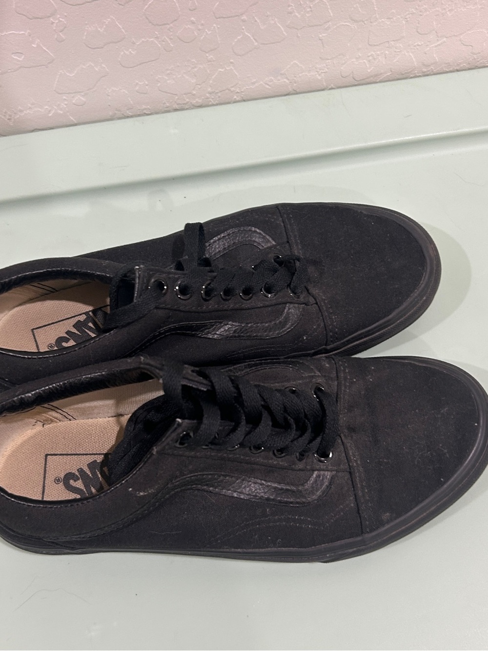 Vans Black Low-Top Canvas Suede Sneakers